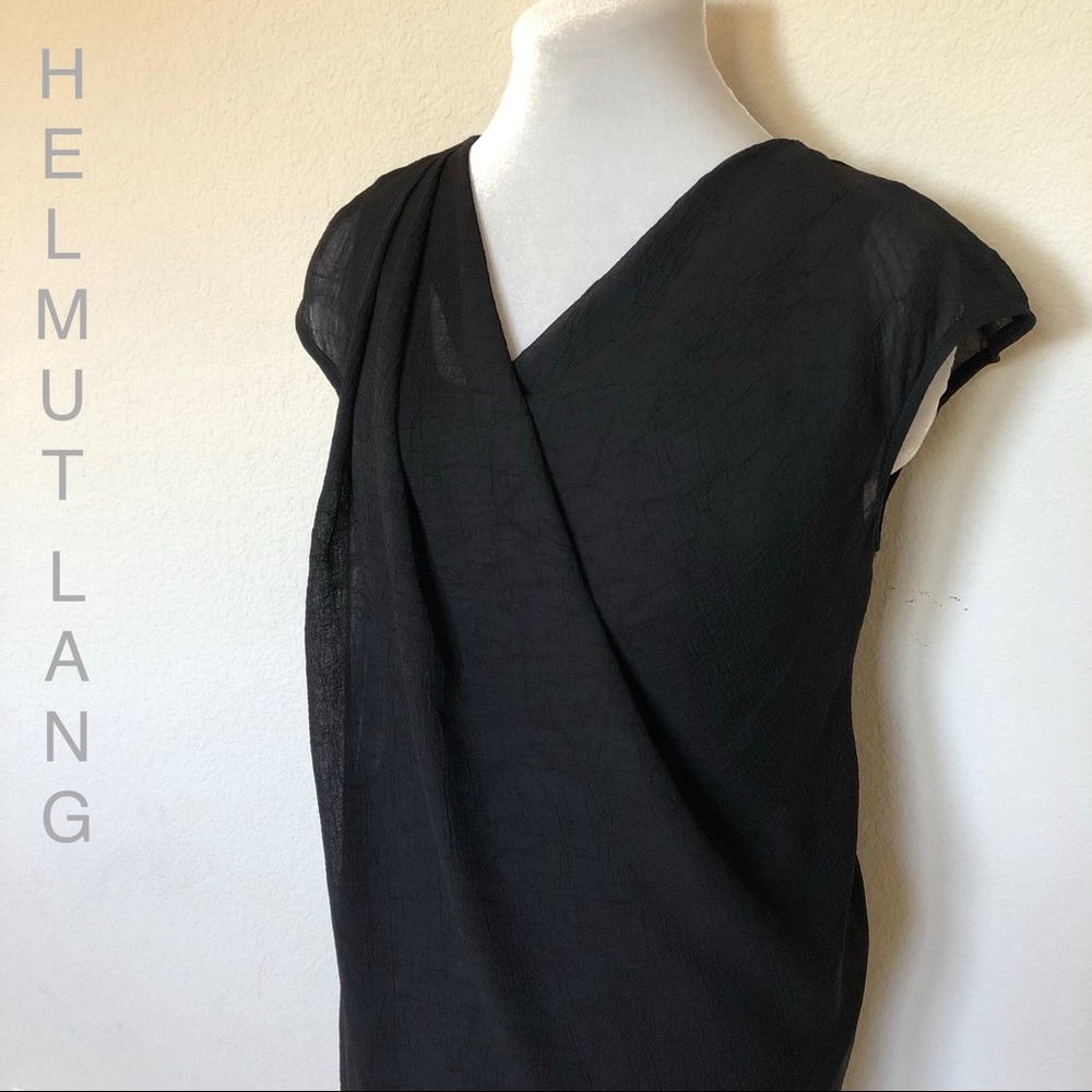HELMUT LANG Asymmetrical Drape Dress